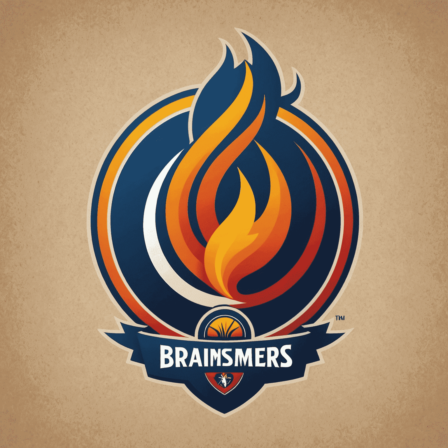 BraaiStormers logo - A stylized flame icon with the company name in bold letters