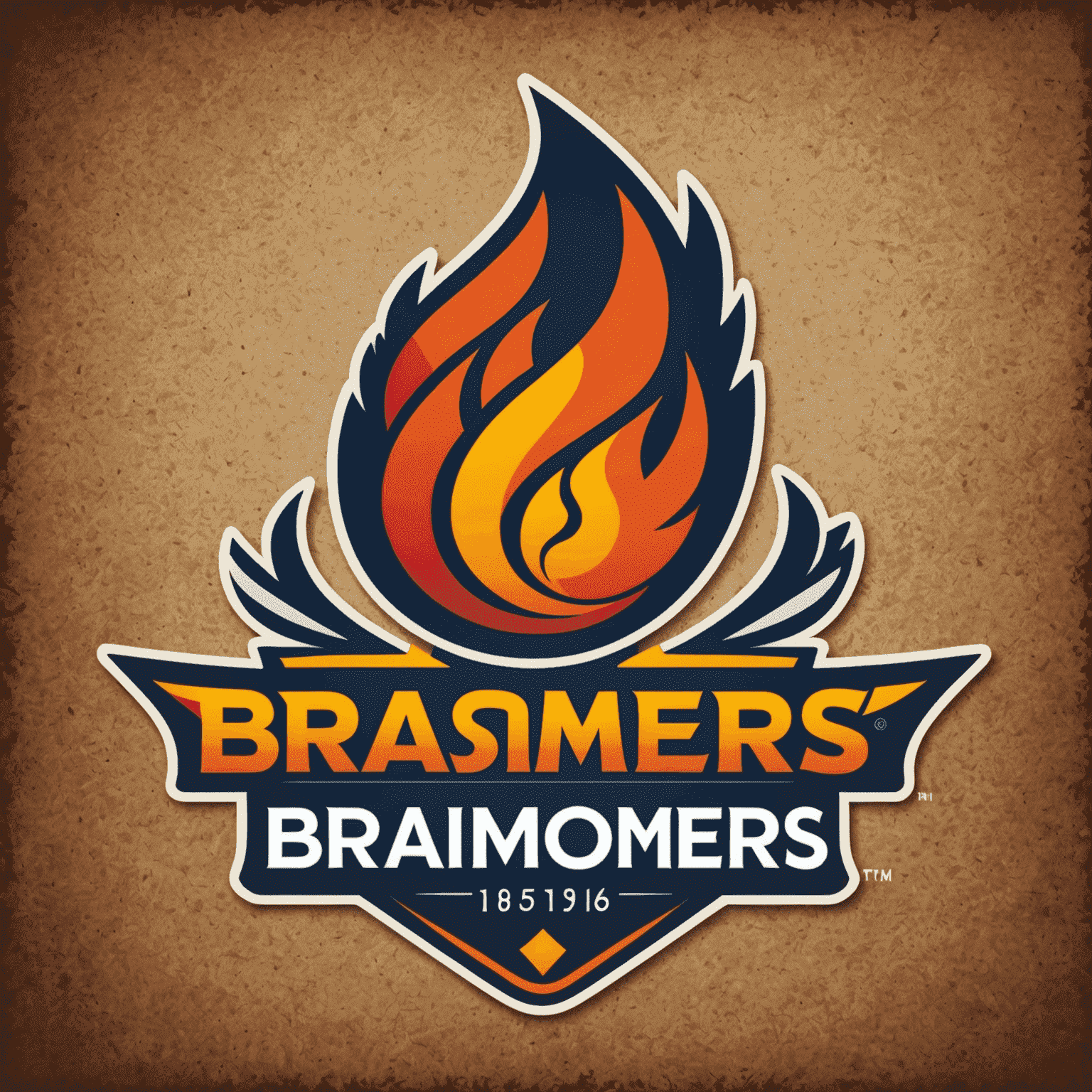 BraaiStormers logo - A stylized flame icon with the company name in bold letters