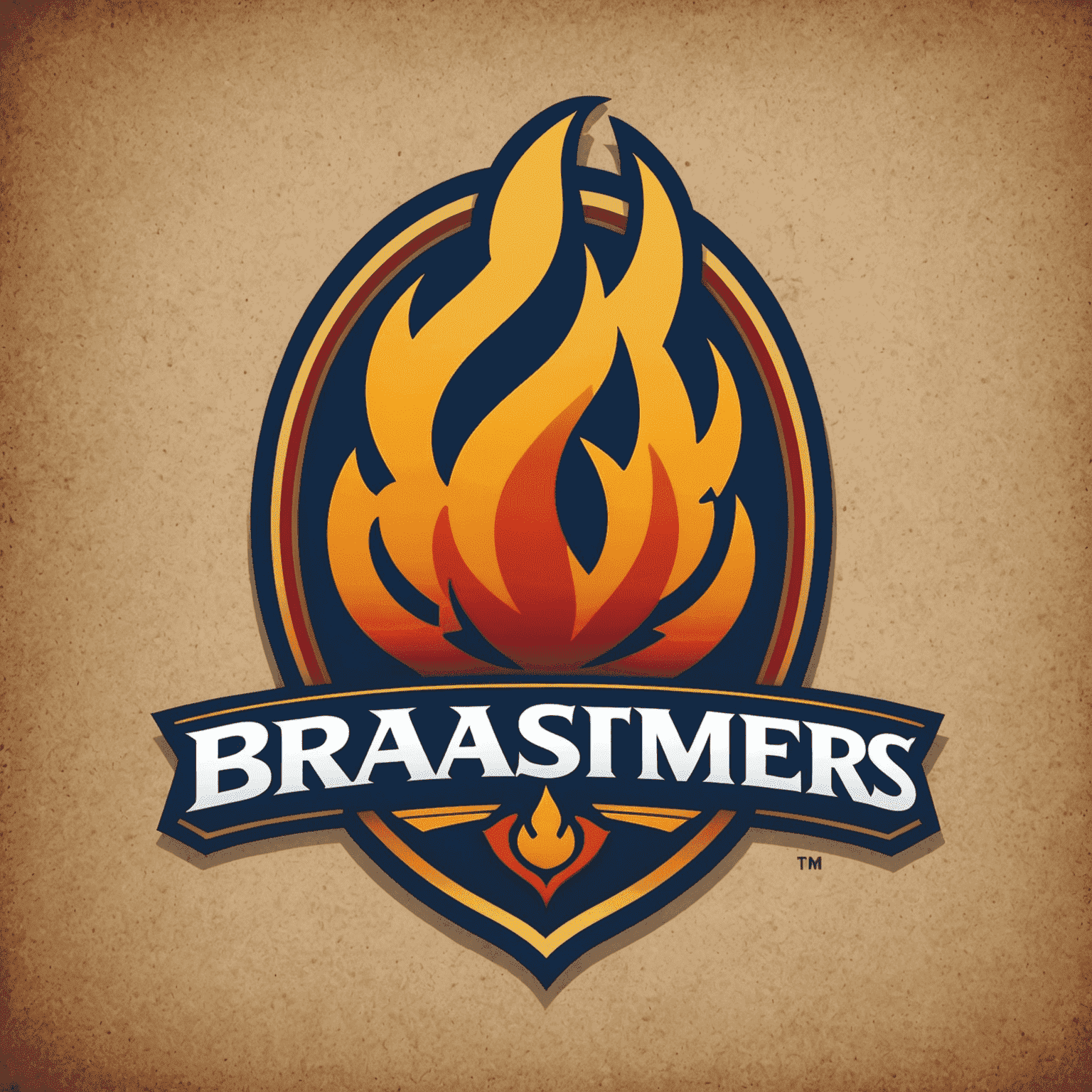 BraaiStormers logo - A stylized flame icon with the company name in bold letters