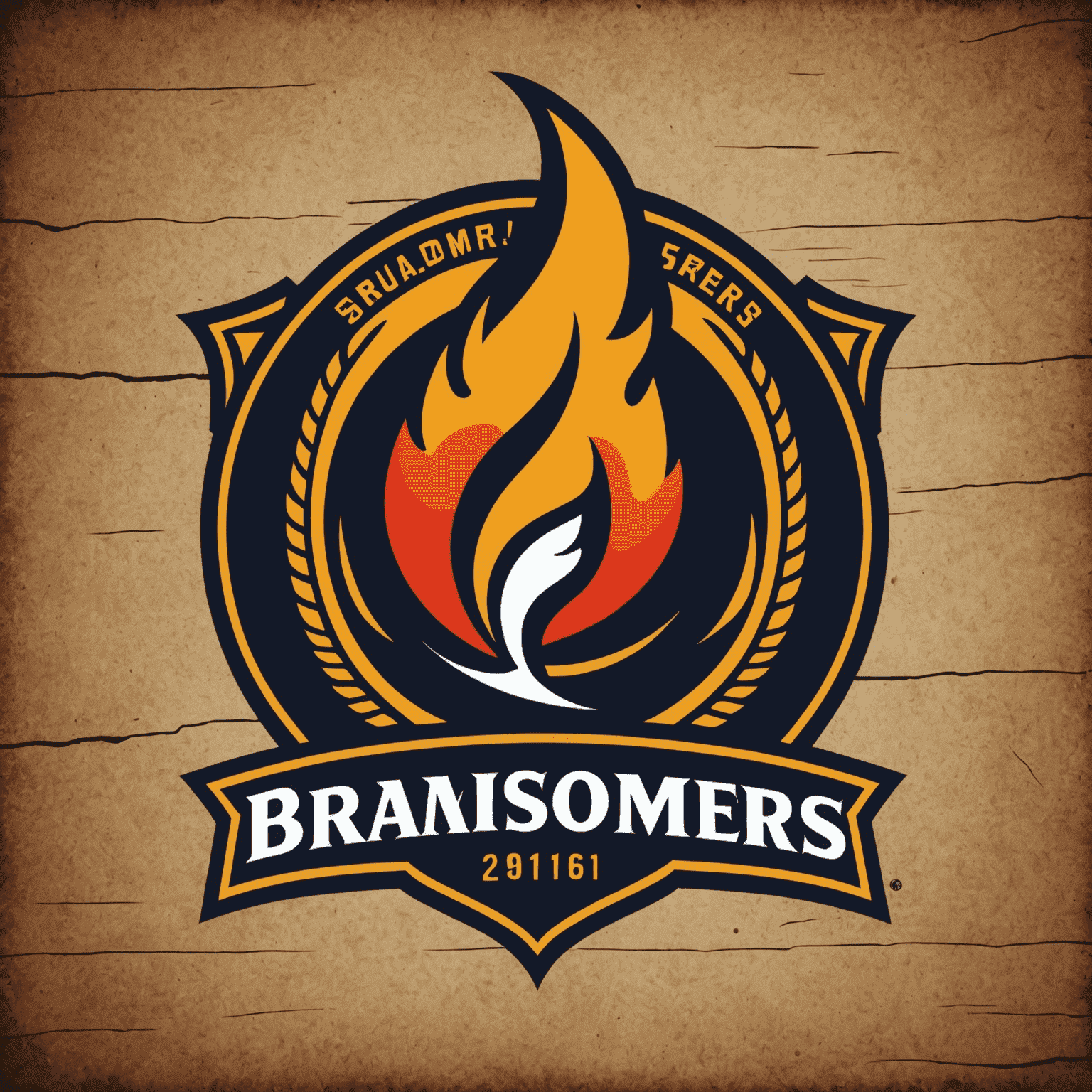 BraaiStormers logo - A stylized flame icon with the company name in bold letters