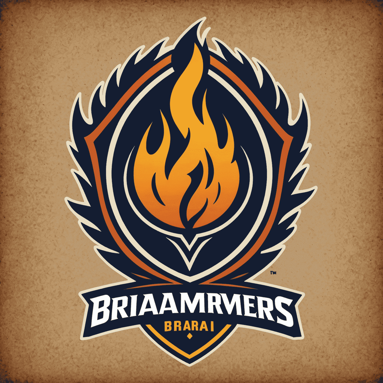 BraaiStormers logo - A stylized flame icon with the company name in bold letters