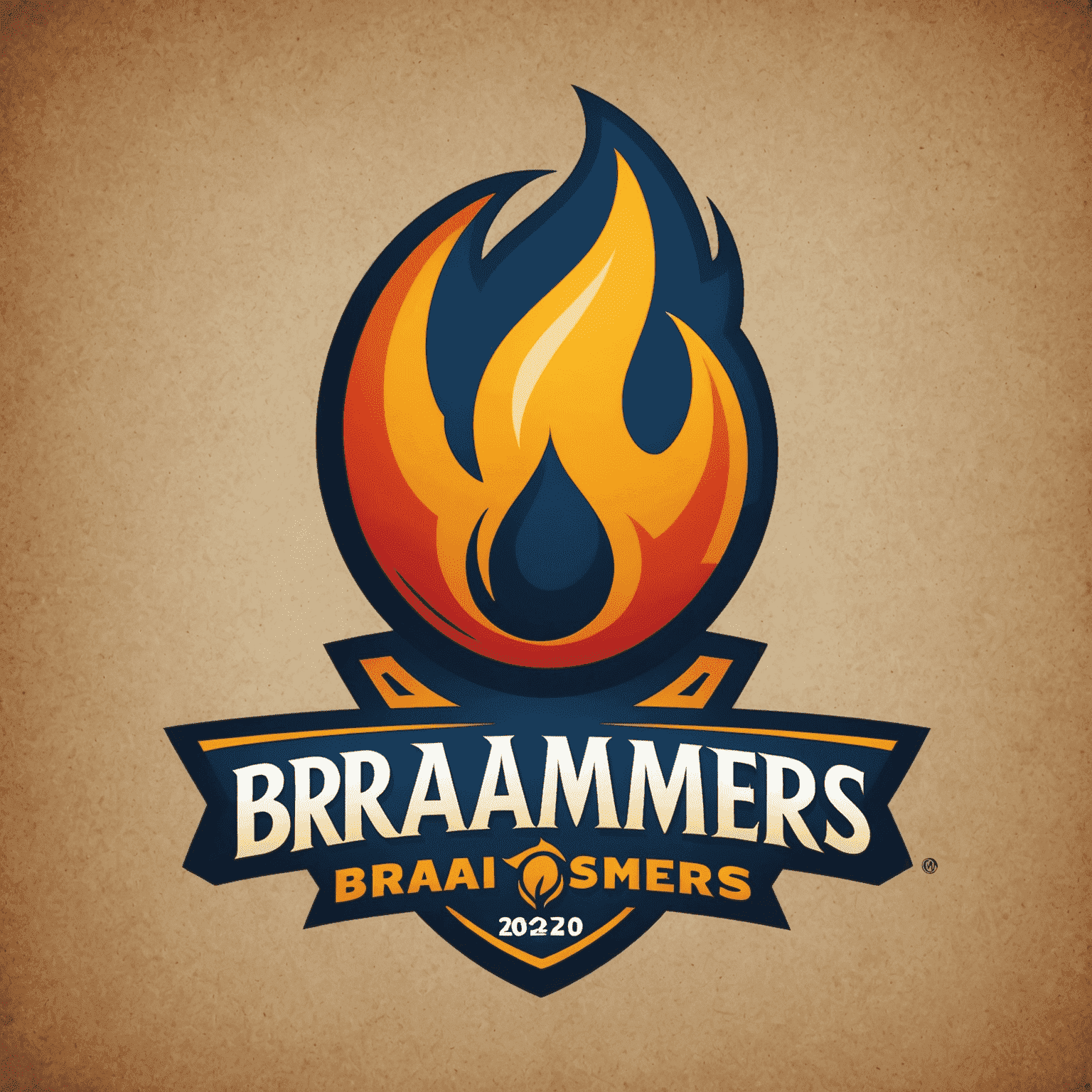 BraaiStormers logo - A stylized flame icon with the company name in bold letters